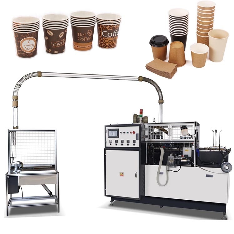 4 Kw Automatic Paper Cup Making Machine High Speed One Time